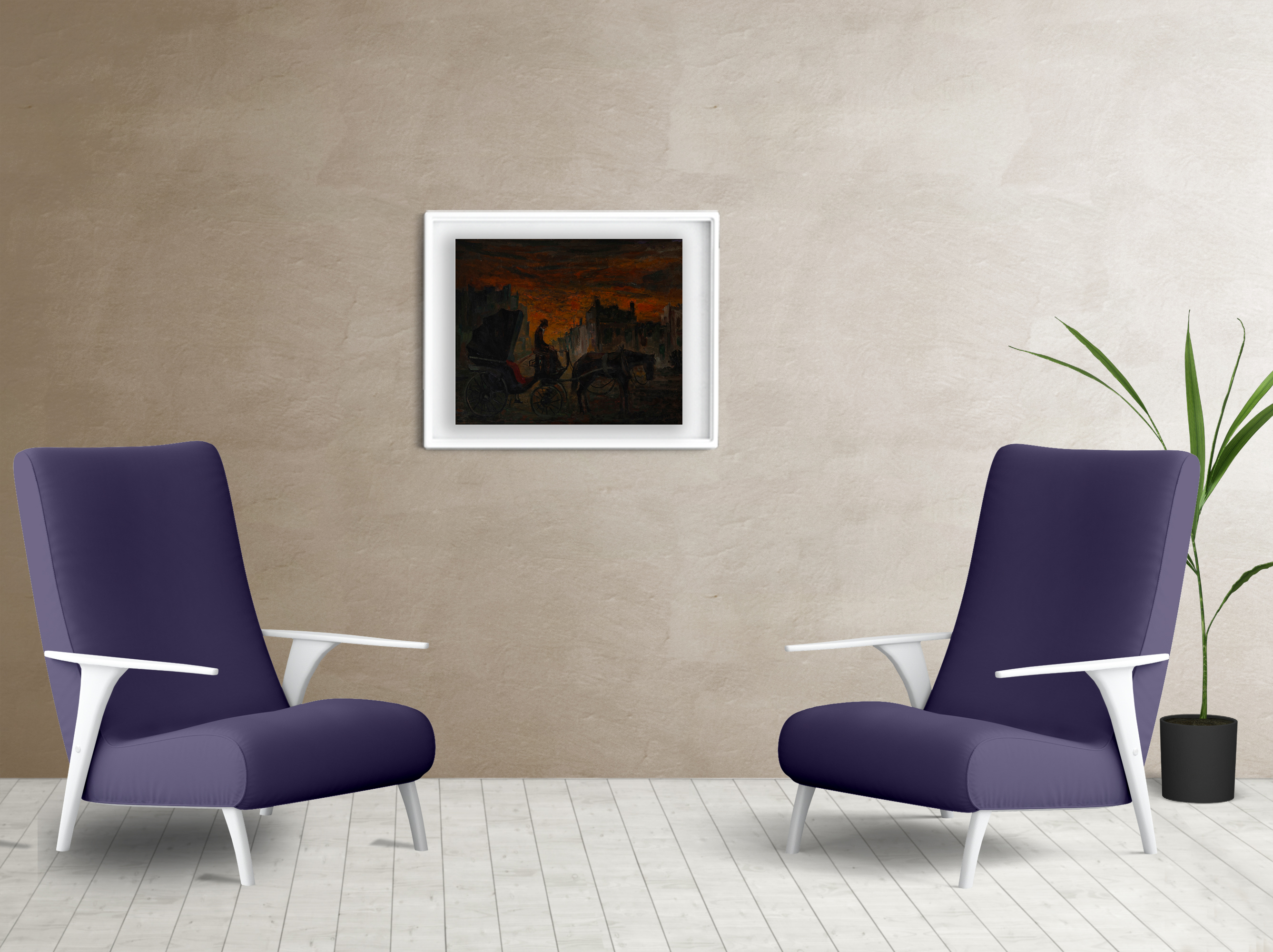 Living cuadro Buenos Aires 11